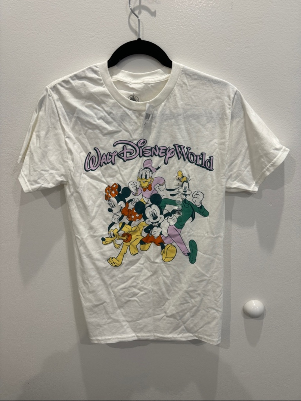 Disney White Walt Disney World Character Graphic Tee